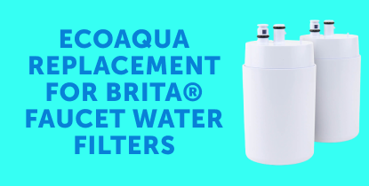 EcoAqua Replacement for Brita® Faucet Water FilterS